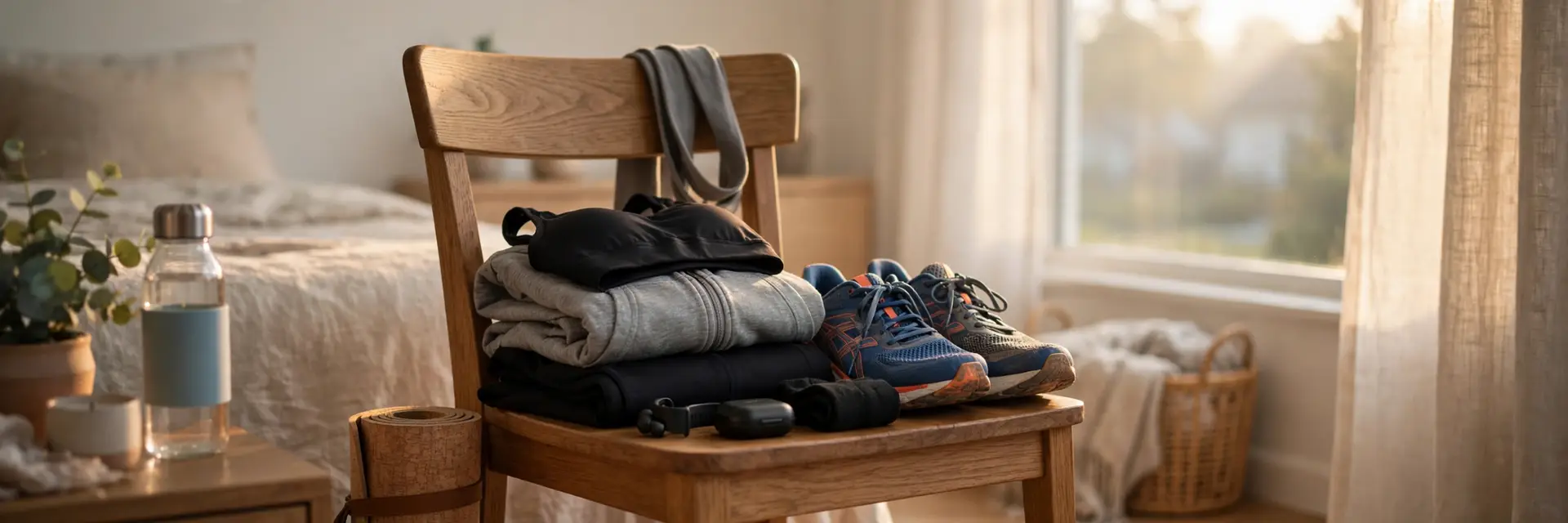 Person lacing up shoes to stay motivated to exercise