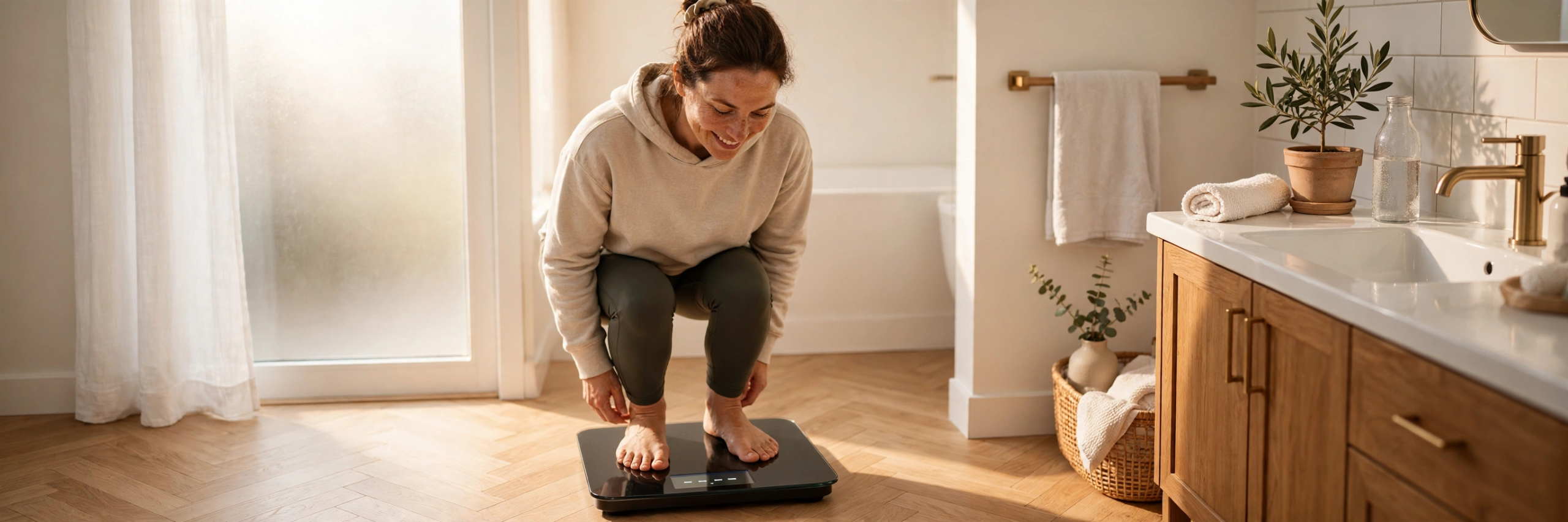 Person tying shoes, ready to stay motivated for weight loss